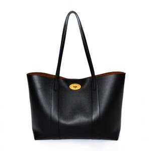 Mulberry Bayswater Small Grain Leather Tote Black